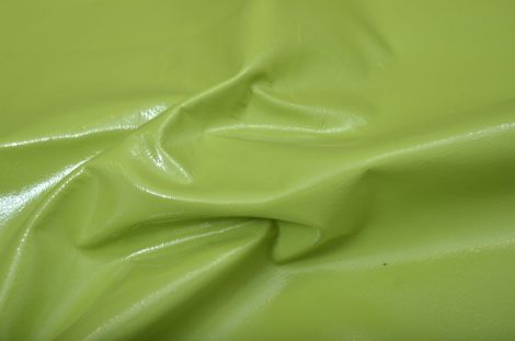 Cow nappa leather foiled - neon green