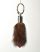 Key ring decorated with mink fur