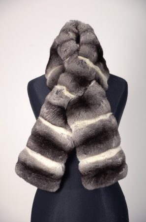 Chinchilla fur scarf
